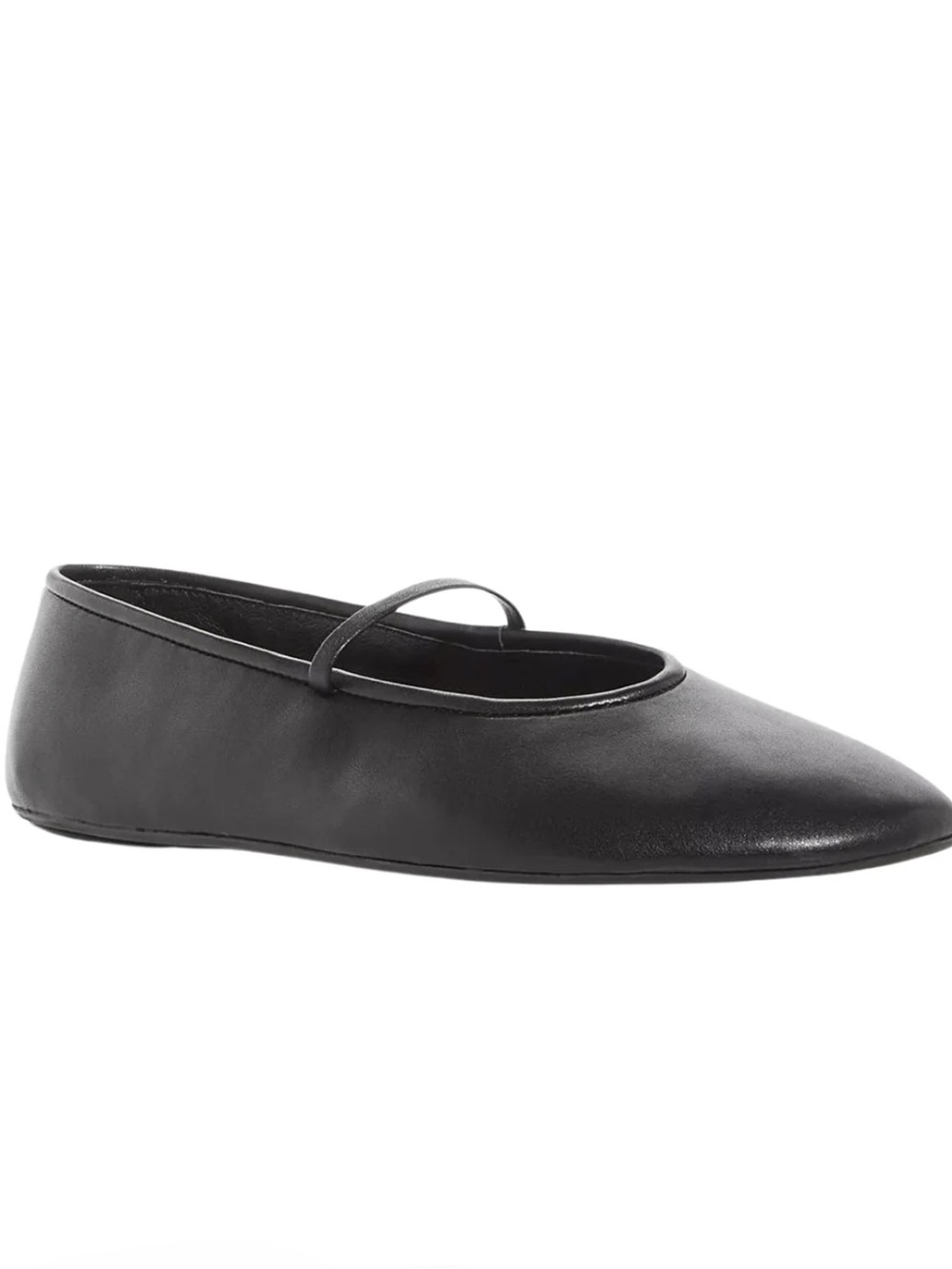 Jeffrey Campbell for Anthropologie - Dancerina Black Mary Jane Flat